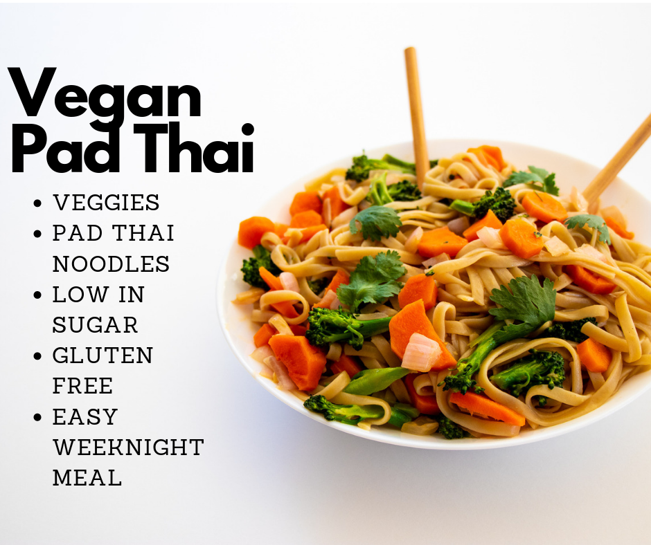 Vegan Pad Thai Living on Roots