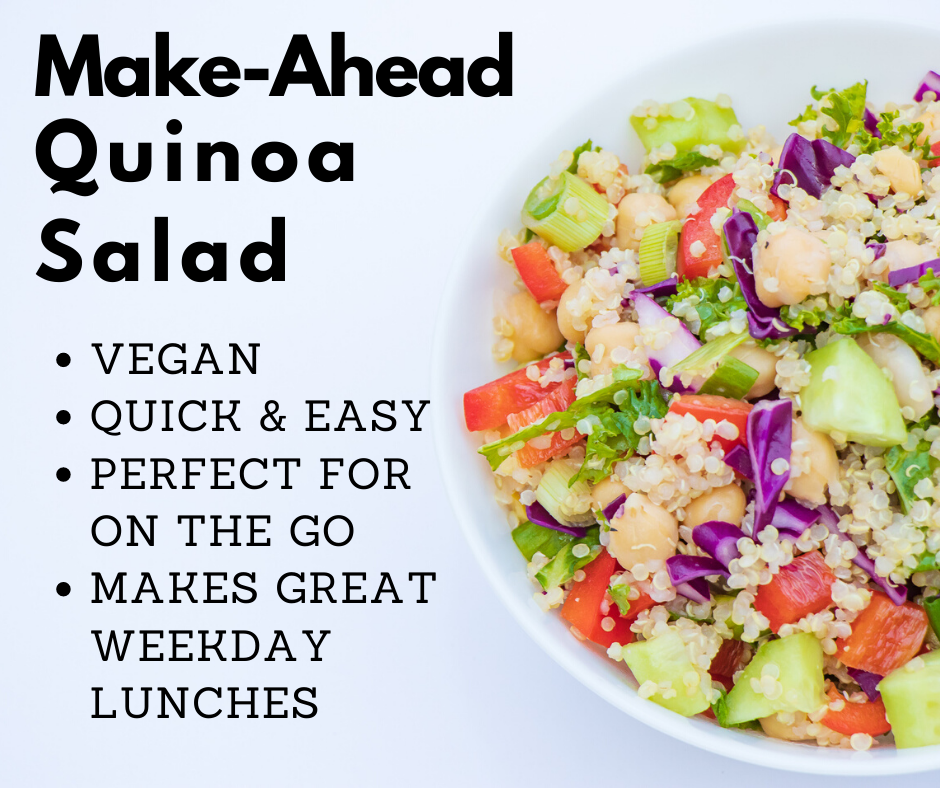 Make-Ahead Quinoa Salad - Living on Roots